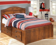 Load image into Gallery viewer, Barchan Full Panel Bed with 2 Storage Drawers
