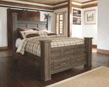 Load image into Gallery viewer, Juararo Queen Poster Bed with 2 Storage Drawers
