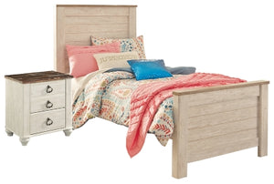 Willowton Ashley Bed 4-Piece Bedroom Package