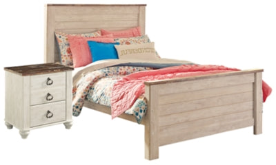 Willowton Ashley Bed 4-Piece Bedroom Package
