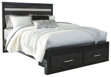 Load image into Gallery viewer, Starberry Queen Panel Bed with 2 Storage Drawers

