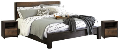 Windlore Signature Design Bed 5-Piece Bedroom Package