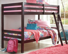 Load image into Gallery viewer, Halanton Twin over Twin Bunk Bed with Ladder
