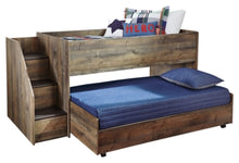 Load image into Gallery viewer, Trinell Twin Loft Bed with Pull-out Caster Bed
