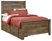 Load image into Gallery viewer, Trinell Full Panel Bed with 2 Storage Drawers
