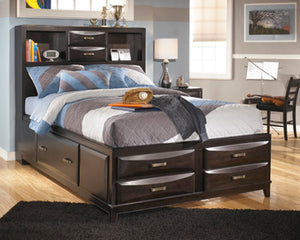 Kira Full Under Bed Storage with Rails