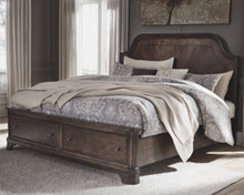 Load image into Gallery viewer, Adinton Queen Panel Bed with 2 Storage Drawers
