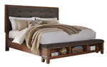 Load image into Gallery viewer, Ralene California King Upholstered Rails

