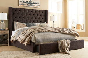 Norrister Queen Upholstered Rails