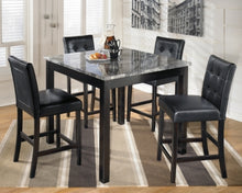 Load image into Gallery viewer, Maysville Counter Height Dining Room Table and Bar Stools Set of 5
