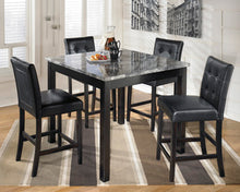 Load image into Gallery viewer, Maysville Counter Height Dining Room Table and Bar Stools Set of 5
