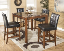 Load image into Gallery viewer, Theo Counter Height Dining Room Table and Bar Stools Set of 5
