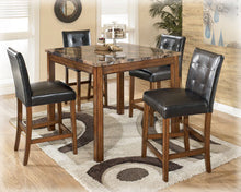 Load image into Gallery viewer, Theo Counter Height Dining Room Table and Bar Stools Set of 5
