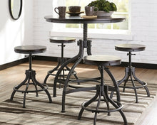 Load image into Gallery viewer, Odium Counter Height Dining Room Table and Bar Stools Set of 5
