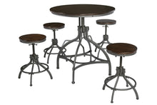 Load image into Gallery viewer, Odium Counter Height Dining Room Table and Bar Stools Set of 5
