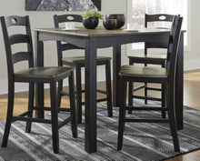 Load image into Gallery viewer, Froshburg Counter Height Dining Room Table and Bar Stools Set of 5
