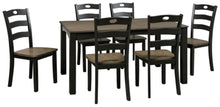Load image into Gallery viewer, Froshburg Dining Room Table and Chairs Set of 7

