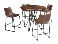 Load image into Gallery viewer, Centiar Signature Design Counter Height Table 5-Piece Dining Room Package
