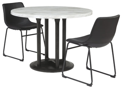 Centiar Signature Design Dining Table 3-Piece Dining Room Package