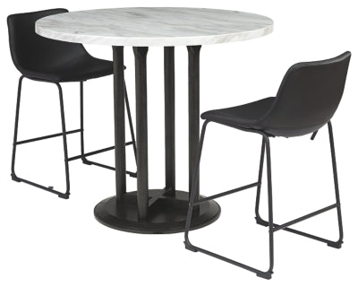 Centiar Signature Design Counter Height Table 3-Piece Dining Room Package