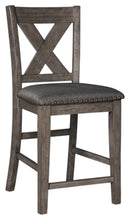 Load image into Gallery viewer, Caitbrook Counter Height Upholstered Bar Stool
