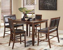 Load image into Gallery viewer, Meredy Counter Height Dining Room Table and Bar Stools Set of 5
