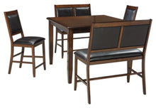 Load image into Gallery viewer, Meredy Counter Height Dining Room Table and Bar Stools Set of 5
