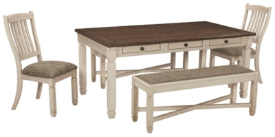 Bolanburg Signature Design Dining Table 5-Piece Dining Room Package