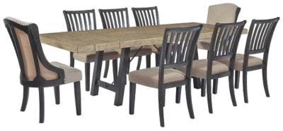 Baylow Ashley Dining Table 9-Piece Dining Room Package
