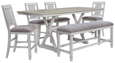 not found Ashley Counter Height Table 6-Piece Dining Room Package