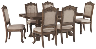 Charmond Signature Design Dining Table 7-Piece Dining Room Package