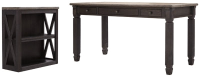 Tyler Creek Signature Design Desk 2-Piece Home Office Package