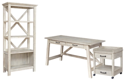 Carynhurst Signature Design Desk 3-Piece Home Office Package