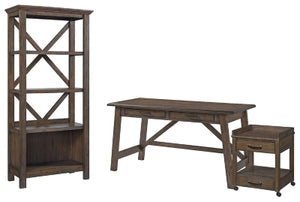 Jonileene Signature Design Desk 3-Piece Home Office Package