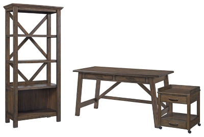 Jonileene Signature Design Desk 3-Piece Home Office Package