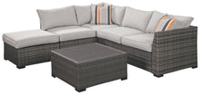 Load image into Gallery viewer, Cherry Point 4-piece Outdoor Sectional Set
