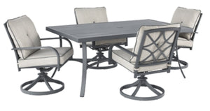 Donnalee Bay Signature Design 5-Piece Outdoor Dining Set