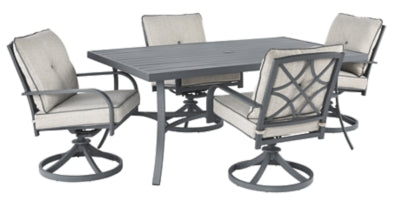 Donnalee Bay Signature Design 5-Piece Outdoor Dining Set