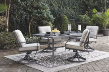 Load image into Gallery viewer, Donnalee Bay Dining Table with Umbrella Option
