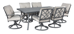 Donnalee Bay Signature Design 7-Piece Outdoor Dining Set