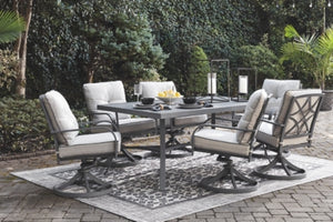 Donnalee Bay Signature Design 7-Piece Outdoor Dining Set