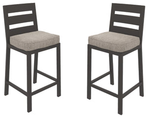 Perrymount Bar Stool with Cushion Set of 2