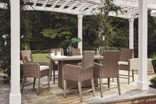Load image into Gallery viewer, Beachcroft Signature Design Pub Table 7-Piece Outdoor Bar Table Set
