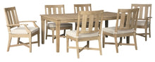 Load image into Gallery viewer, Clare View Signature Design 7-Piece Outdoor Dining Set
