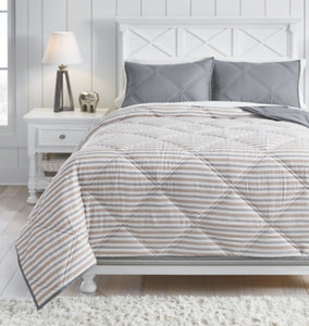 Rhey 3-Piece Full Comforter Set