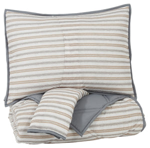 Rhey 3-Piece Full Comforter Set