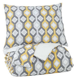 Mato 3-Piece Queen Comforter Set