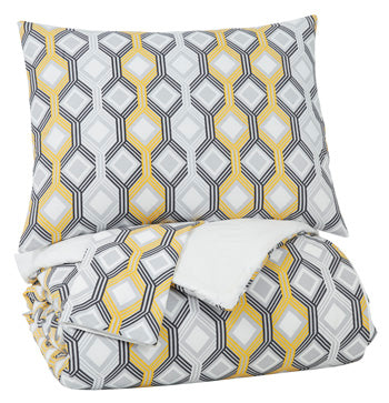 Mato 3-Piece Queen Comforter Set