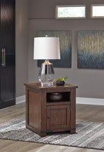 Load image into Gallery viewer, Budmore End Table with USB Ports  Outlets

