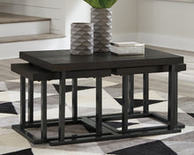 Load image into Gallery viewer, Airdon Coffee Table with Stools Set of 3
